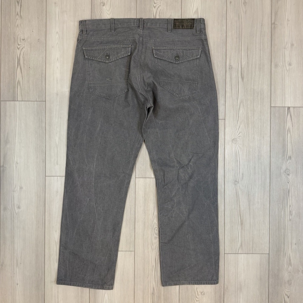 Sean John Hamilton Classic Relaxed Fit Jeans Mens Size 40 x 32 Gray Wash